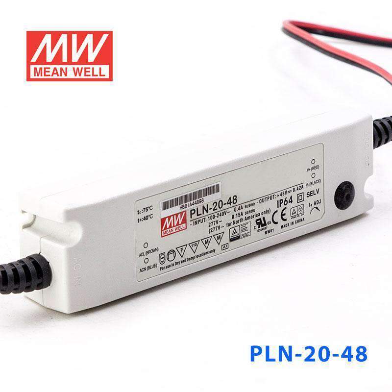 Mean Well PLN-20-48 Power Supply 20W 48V - IP64 420mA - PHOTO 1