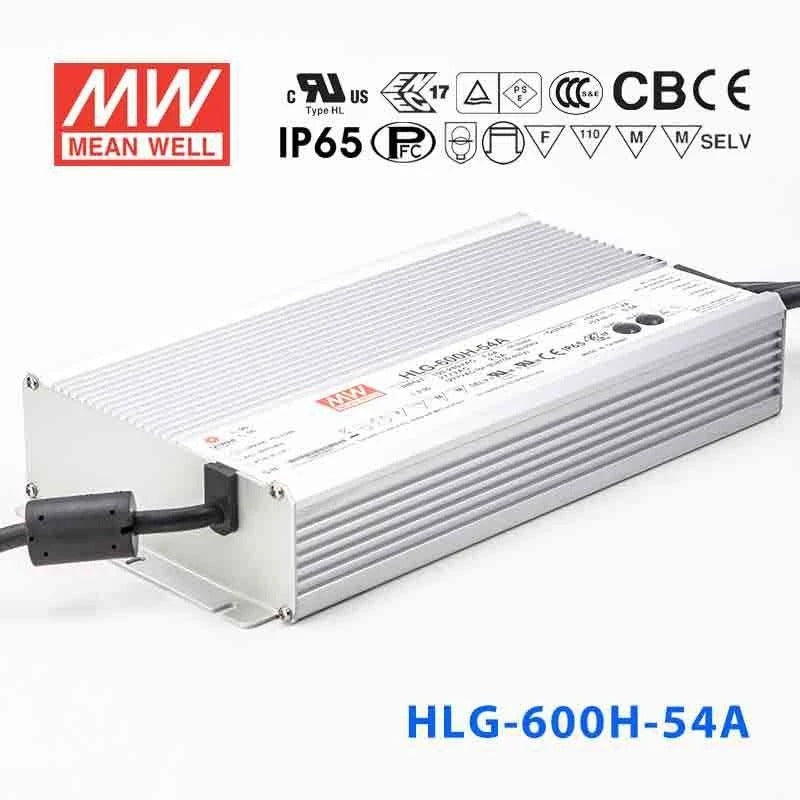 Mean Well HLG-600H-54A Power Supply 600W 54V - Adjustable 11.2A