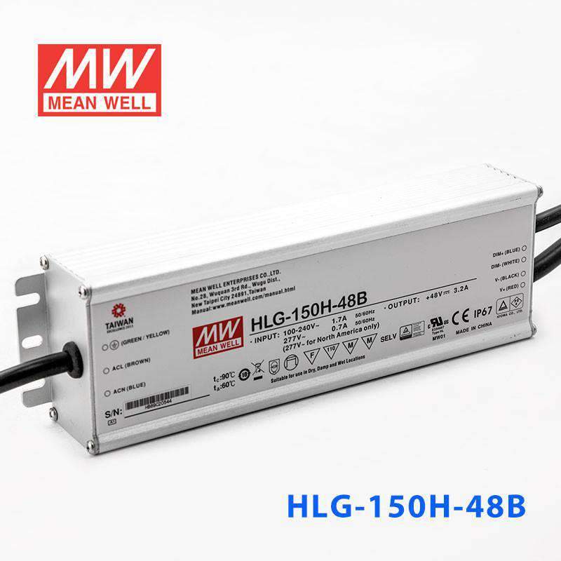 Mean Well HLG-150H-48B Power Supply 150W 48V- Dimmable 3.2A - PHOTO 1
