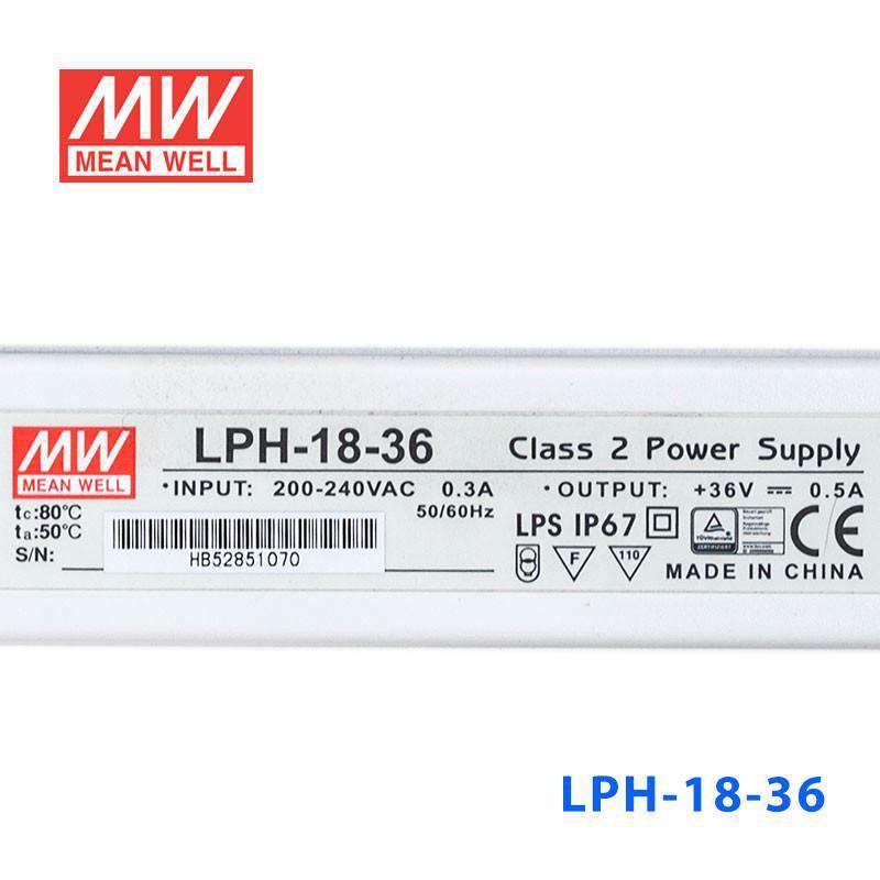 Mean Well LPH-18-36 Power Supply 18W 36V 500mA - PHOTO 3