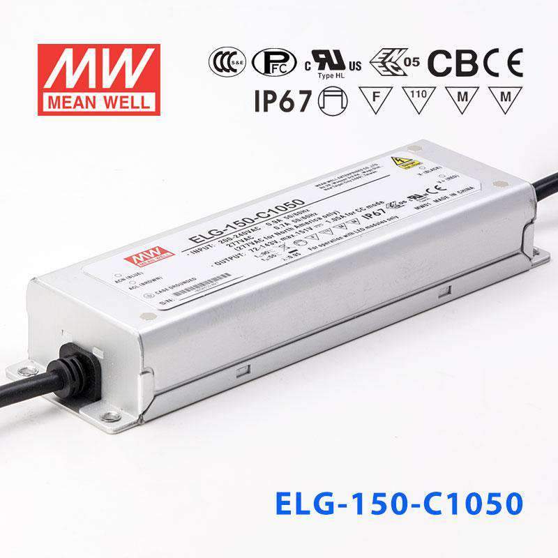 Mean Well ELG-150-C1050 Power Supply 150W 1050mA