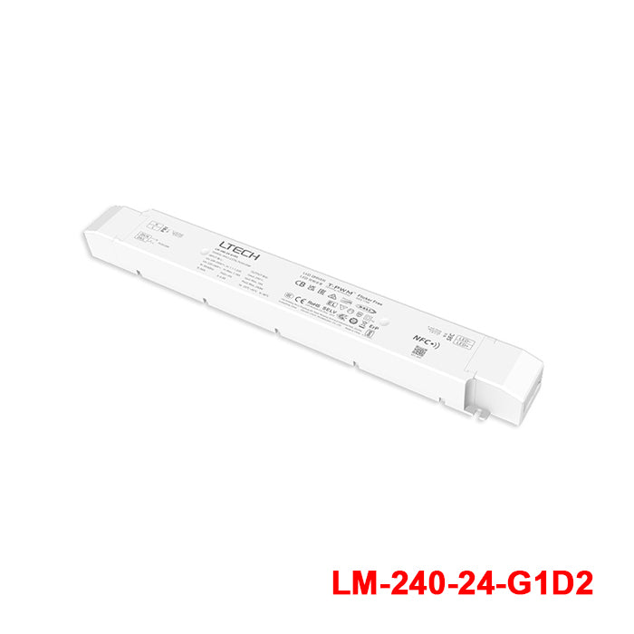 Ltech LM-240-24-G1D2 240W 24V DALI2 Driver - NFC 10A