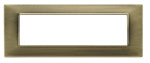 Vimar Plana Plate 7M Metal Antique Brass