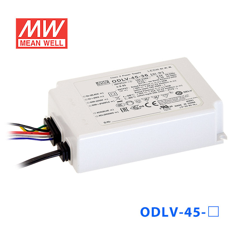 Mean Well ODLV-45-12 Power Supply 45W 12V , Dimmable