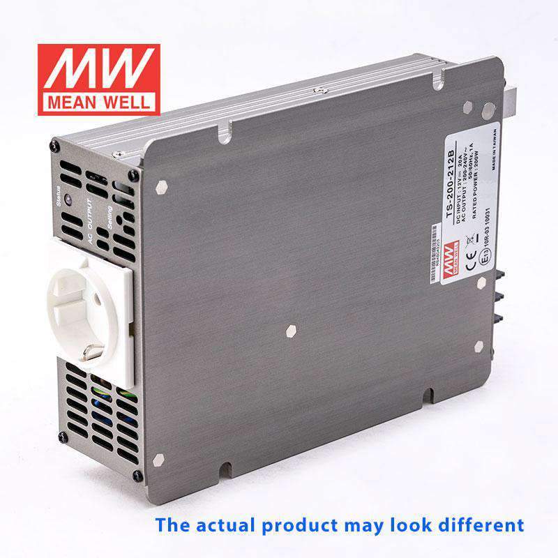 Mean Well TS-200-212C True Sine Wave 200W 230V 20A - DC-AC Power Inverter - PHOTO 1