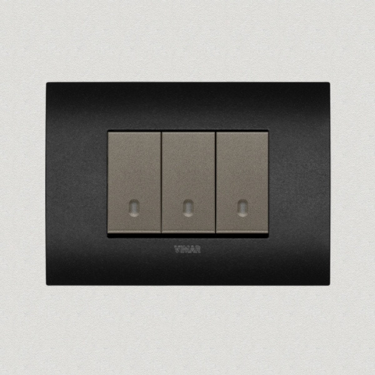 Vimar Arke Metal 3 Gang switch - Matt Graphite - 16A - PHOTO 5