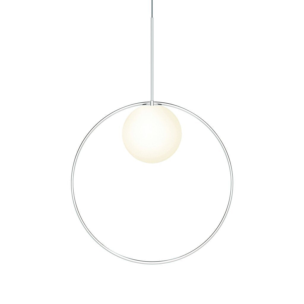 Pablo Pendant Bola Halo 22" Chrome - PHOTO 1