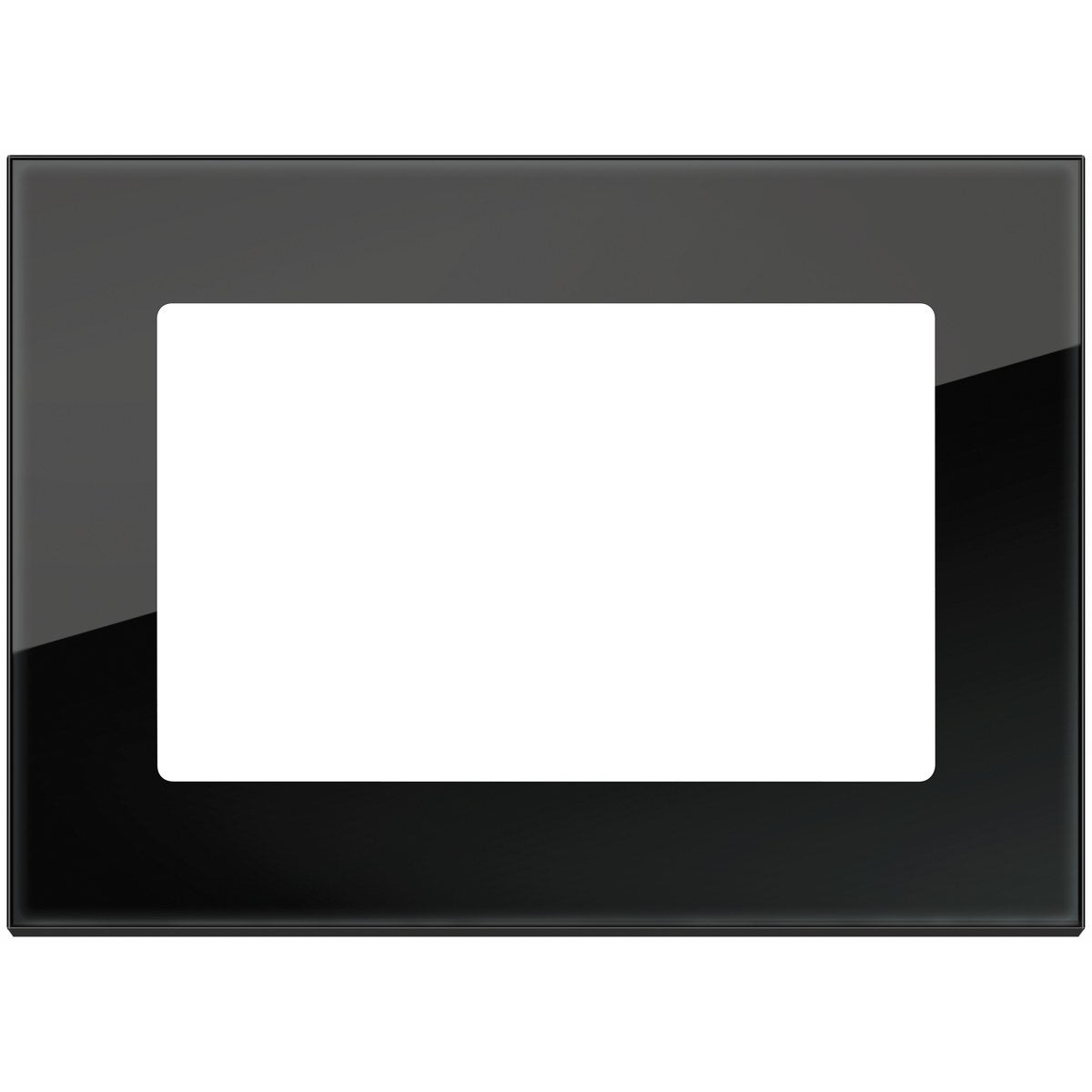 Vimar Eikon Plate 10in crystal black diamond
