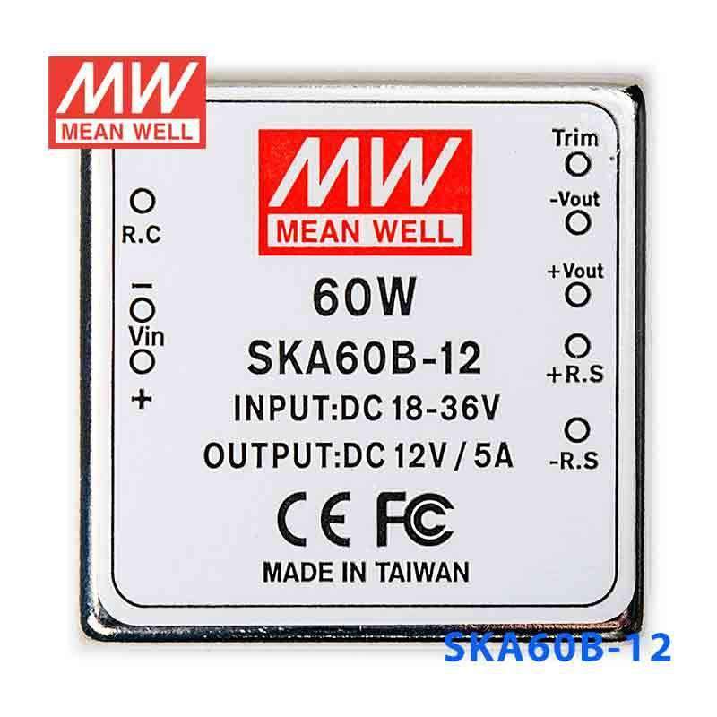 Mean Well SKA60B-12 DC-DC Converter - 60W - 18~36V in 12V out 5A - PHOTO 2