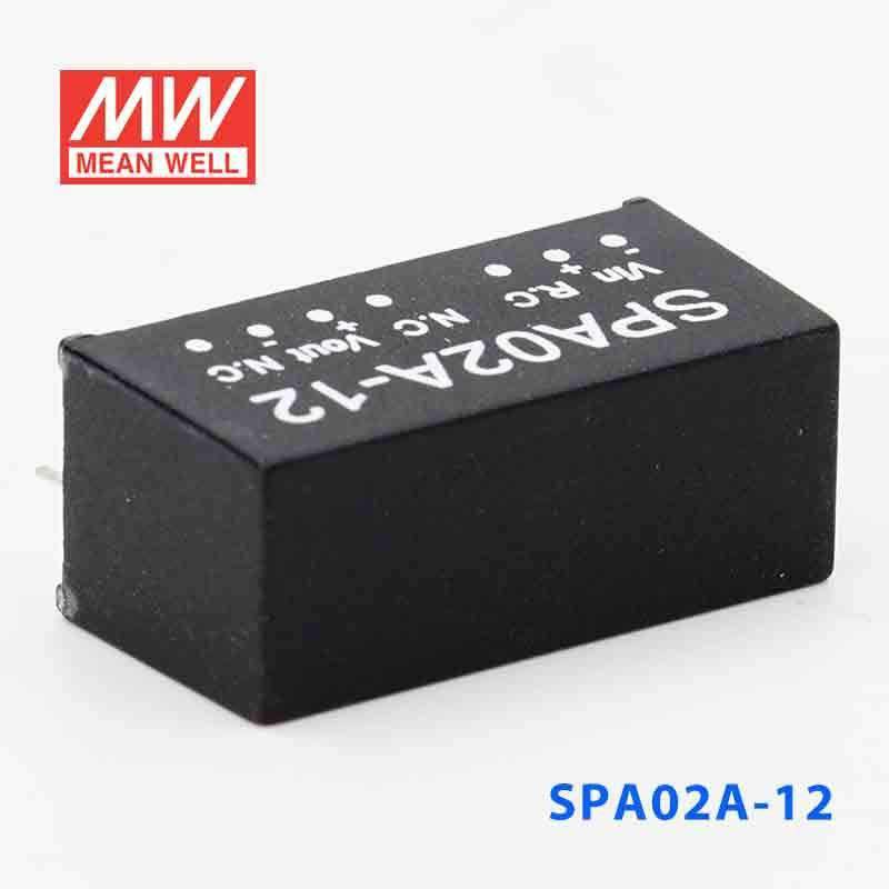 Mean Well SPA02A-12 DC-DC Converter - 2W - 9~18V in 12V out - PHOTO 1