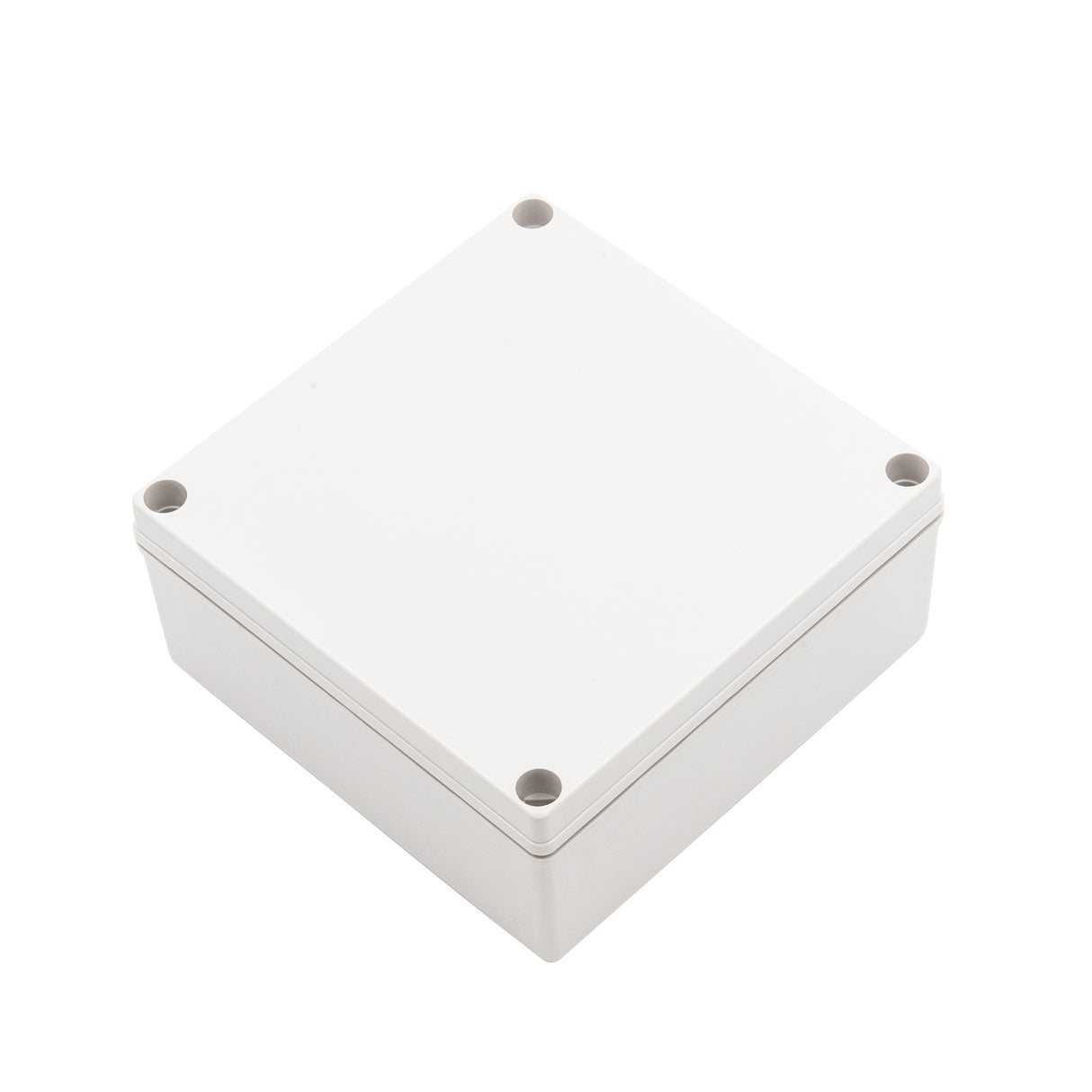 Boxco S-Series 160x160x70mm Plastic Enclosure, IP67, IK08, PC, Grey Cover, Screw Type - PHOTO 2