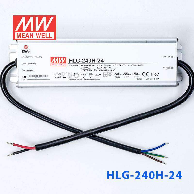 Mean Well S-HLG-240H-24 Power Supply 240W 24V with AU/NZ plug 10A - PHOTO 2