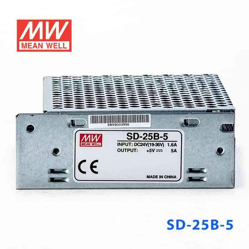 Mean Well SD-25B-5 DC-DC Converter - 25W - 19~36V in 5V out 5A - PHOTO 2