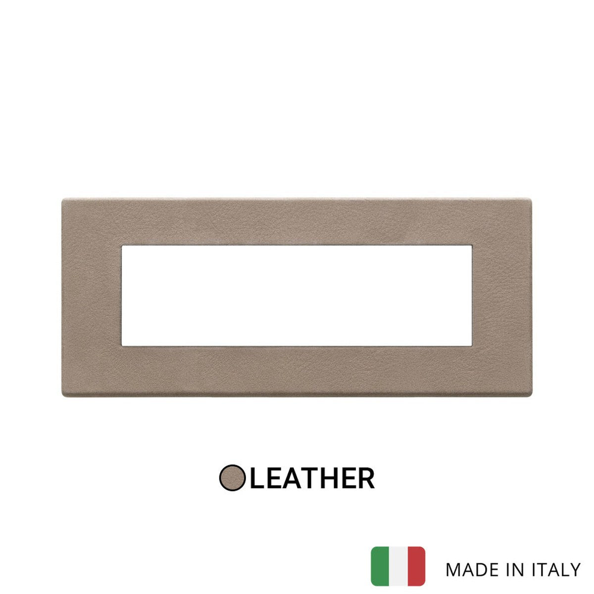 Vimar Eikon Exe Plate 7M Leather Brown