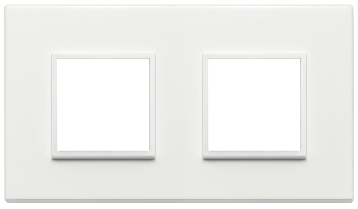 Vimar Eikon Evo Plate 4M (2+2) 71MM Aluminium Total White