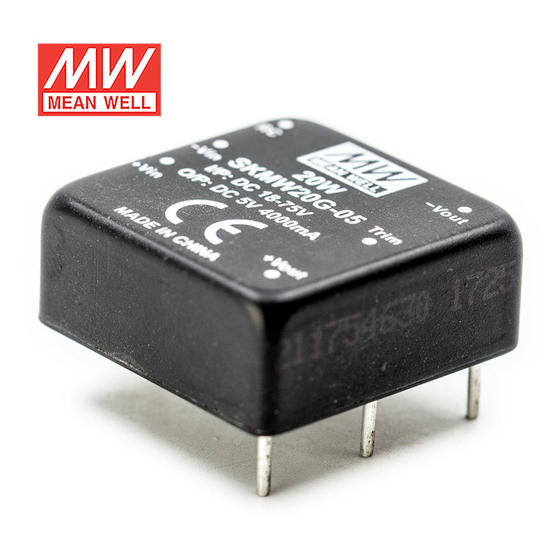 Mean Well SKMW20G-05 DC-DC Converter - 20W - 18~75V in 5V out 4A