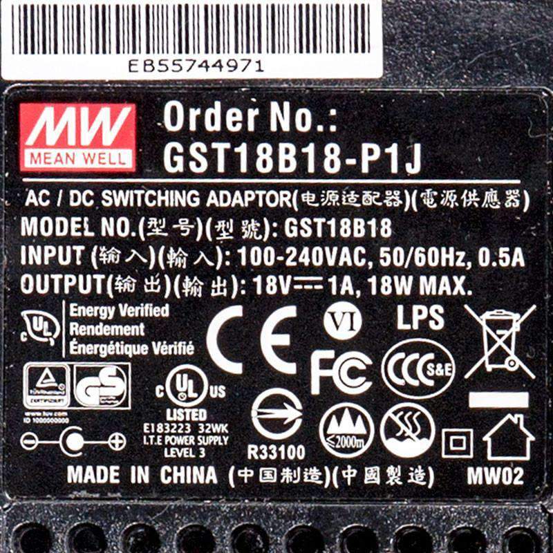 Mean Well GST18B18-P1J Power Supply 18W 18V 1A - PHOTO 4