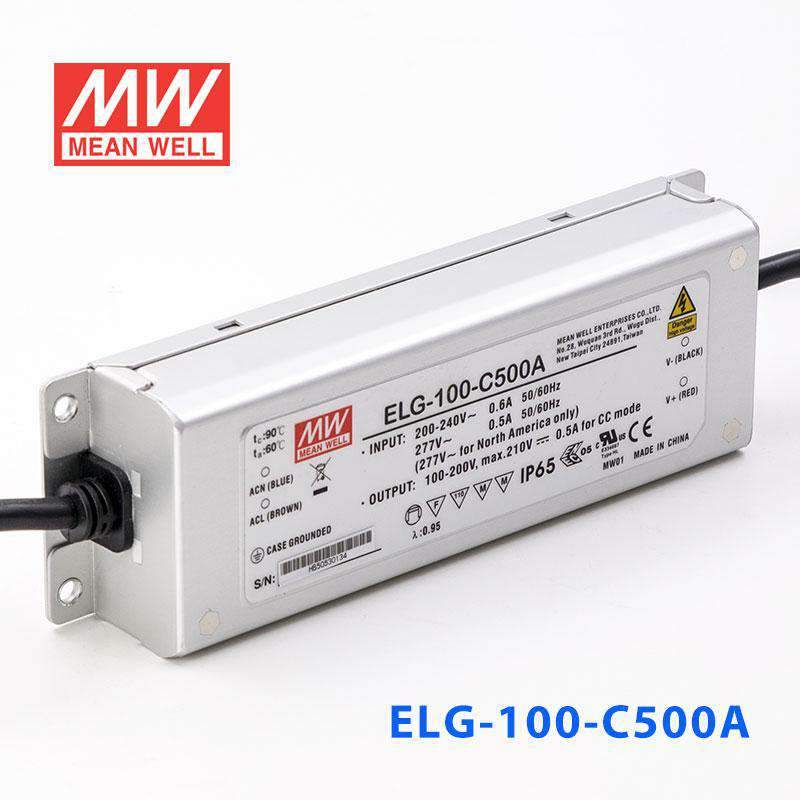 Mean Well ELG-100-C500A Power Supply 100W 500mA - Adjustable - PHOTO 1