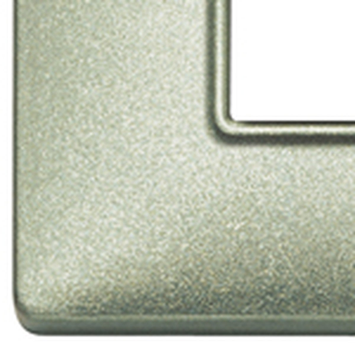 Vimar Plana Plate 5M BS Technopolymer Metallized Green
