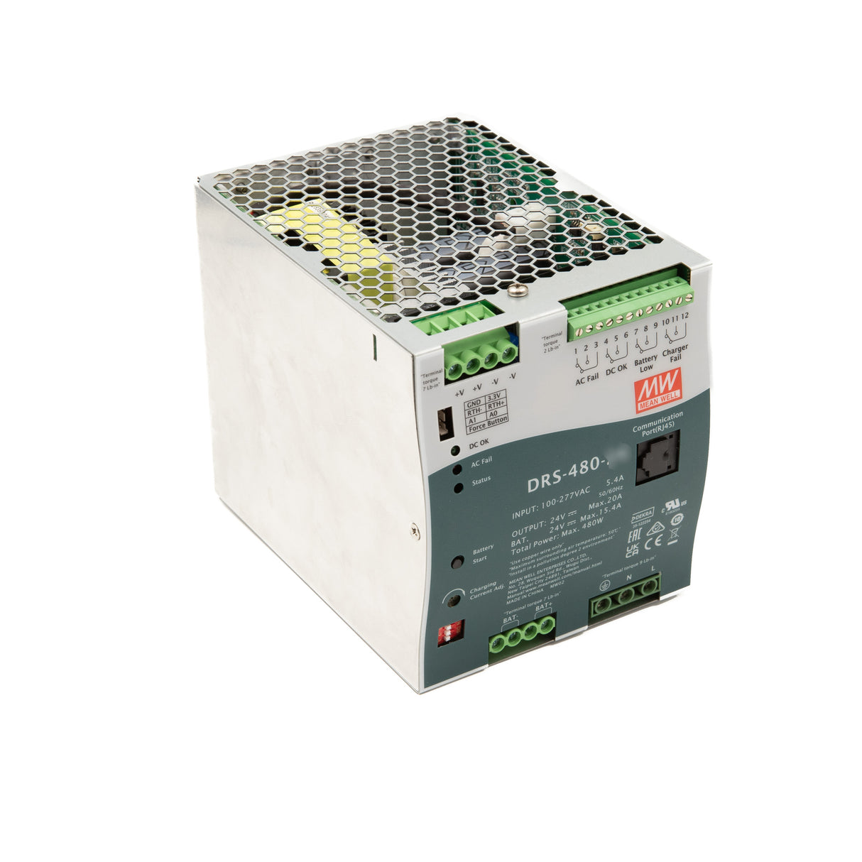 Mean Well DRS-480-48 All-In-One Intelligent Security Power 480W - PHOTO 1