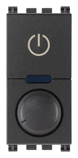 Vimar Arke Universal Master Rotary Dimmer 230V Grey