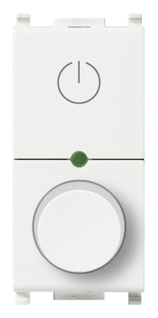 Vimar Plana Universal Master Rotary Dimmer 230V White