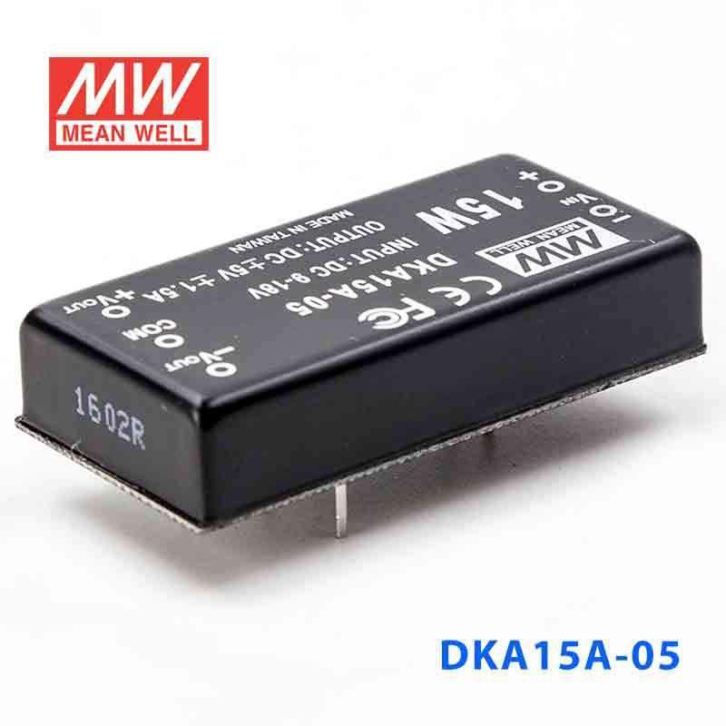 Mean Well DKA15A-05 DC-DC Converter - 15W - 9~18V in ±5V out 1.5A - PHOTO 1