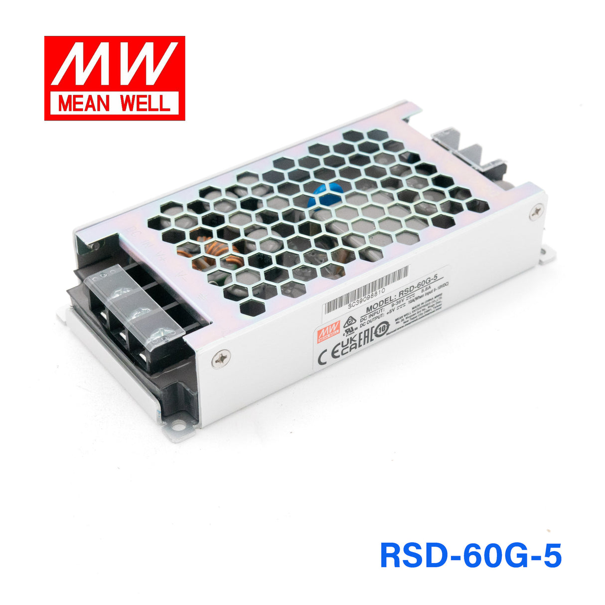 Mean Well RSD-60G-5 DC-DC Converter - 60W - 9~36V in 5V out 12A