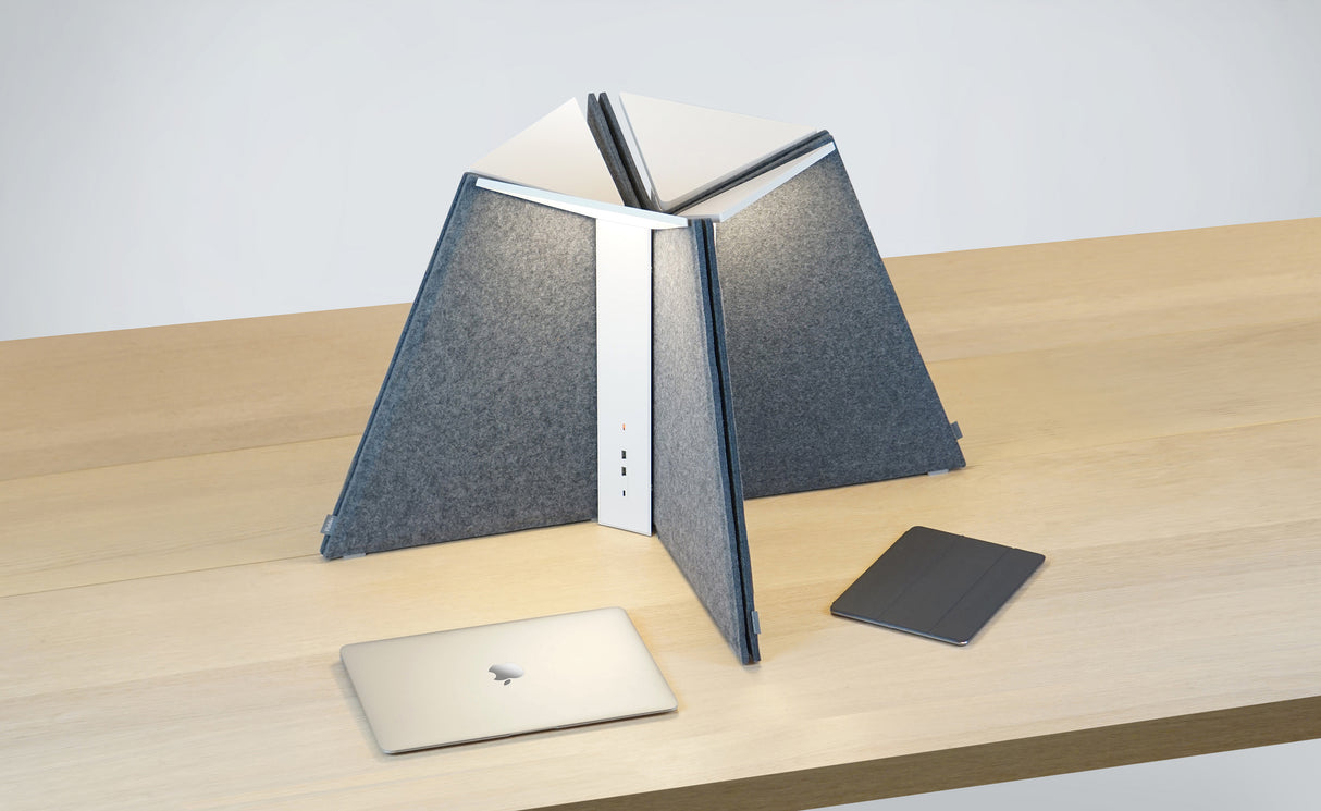 Pablo Table Corner Light Office 30 White/Chestnut - PHOTO 13