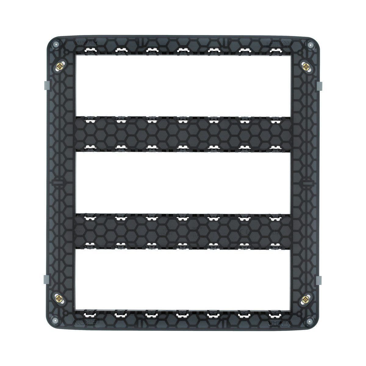 vimar VM-20621 Frame 21M with Screws Black