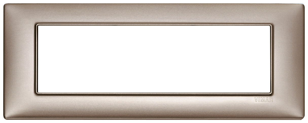 Vimar Plana Plate 7M Metal Pearl Nickel