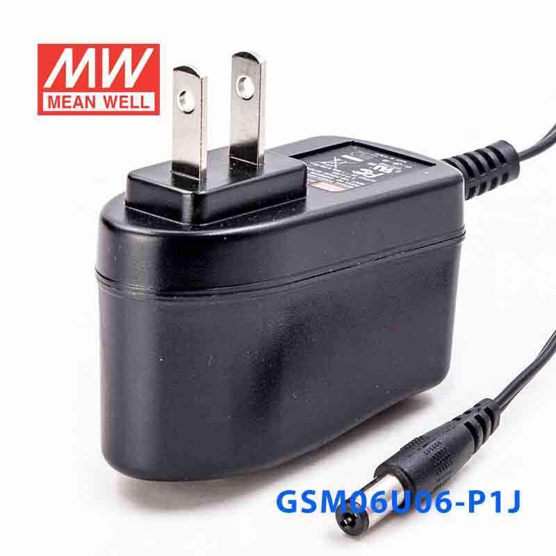 Mean Well GSM06U06-P1J Power Supply 06W 6V 1A - PHOTO 1