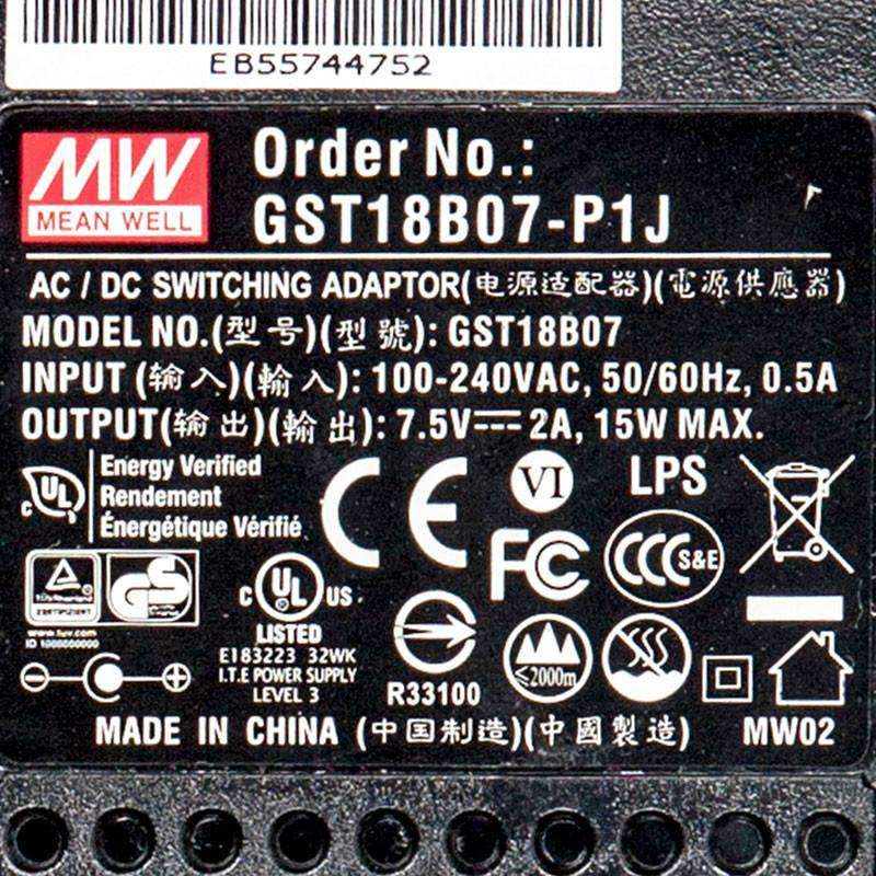 Mean Well GST18B07-P1J Power Supply 15W 7.5V 2A - PHOTO 4