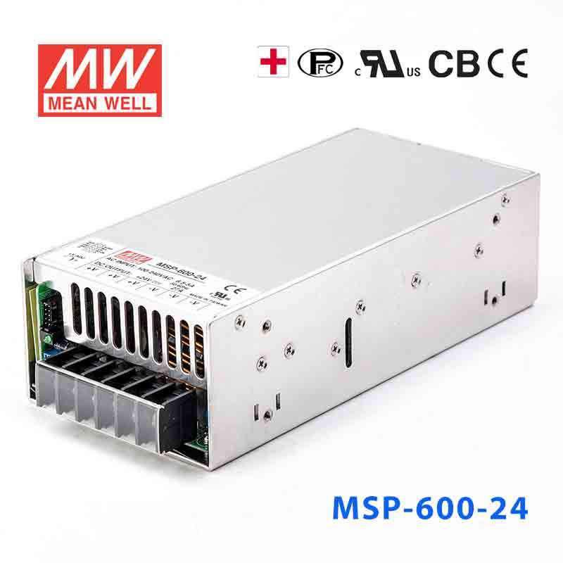 Mean Well MSP-600-24 Power Supply 648W 24V