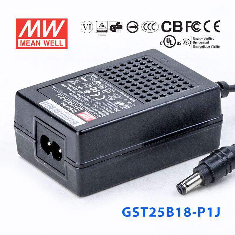 Mean Well GST25B18-P1J Power Supply 25W 18V 1.38A