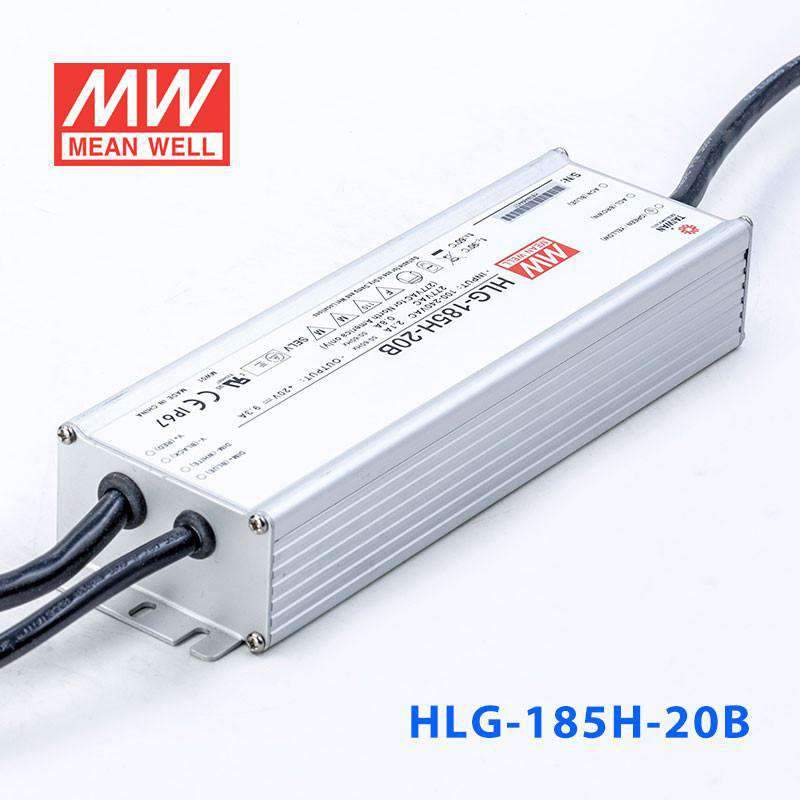 Mean Well HLG-185H-20B Power Supply 185W 20V- Dimmable 9.3A - PHOTO 3