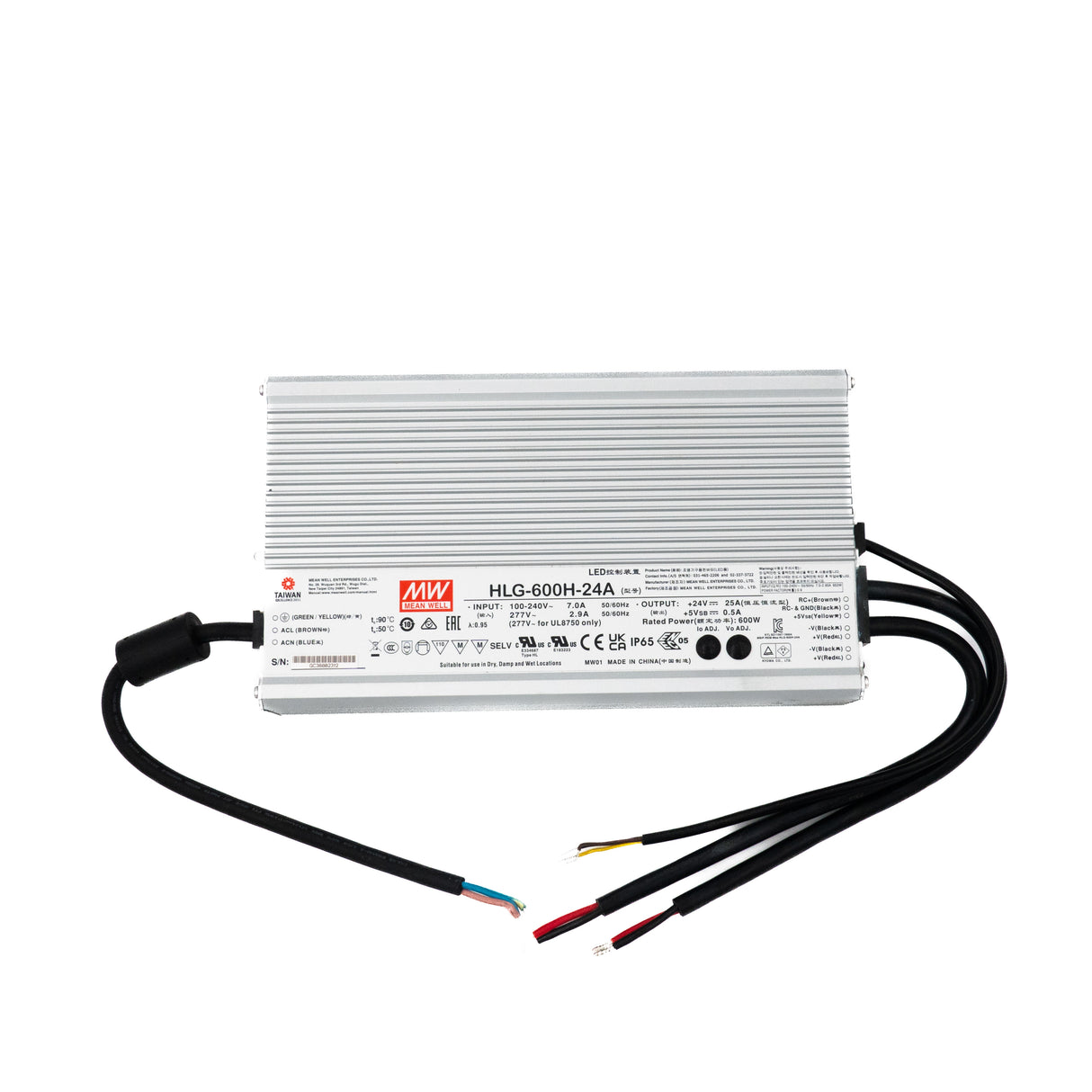 Mean Well HLG-600H-24A Power Supply 600W 24V - Adjustable 25A - PHOTO 1