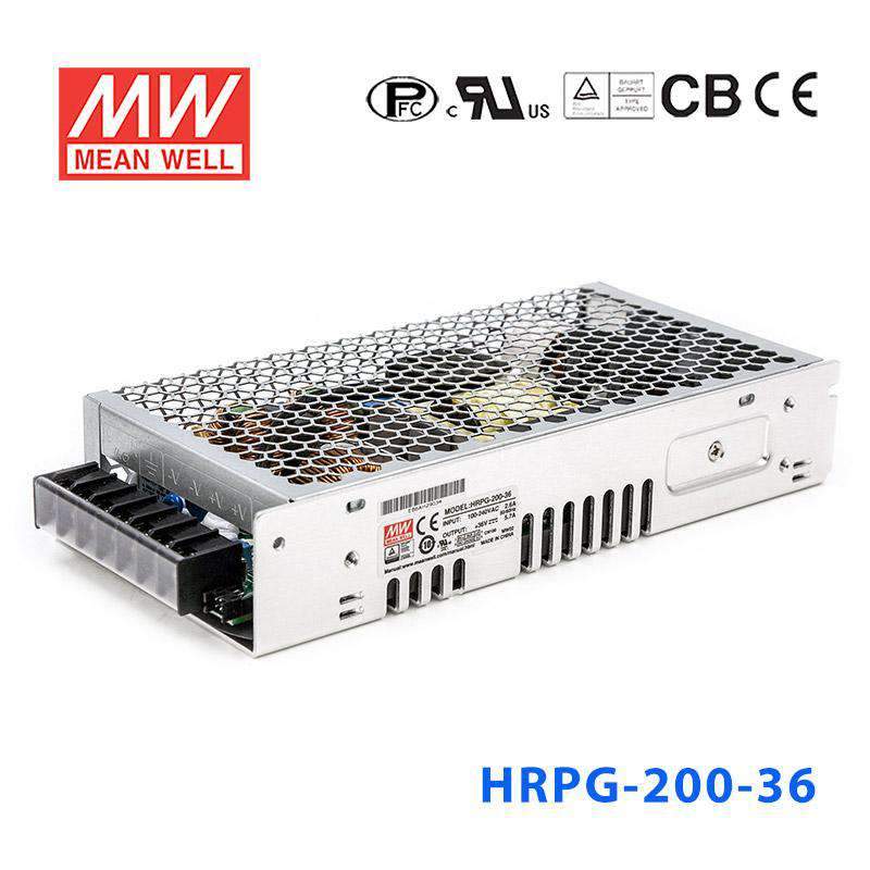 Mean Well HRPG-200-36 Power Supply 205.2W 36V