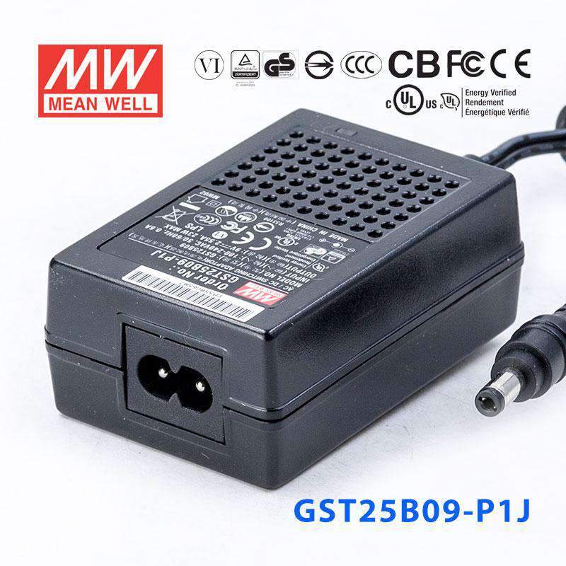 Mean Well GST25B09-P1J Power Supply 23W 9V 2.55A