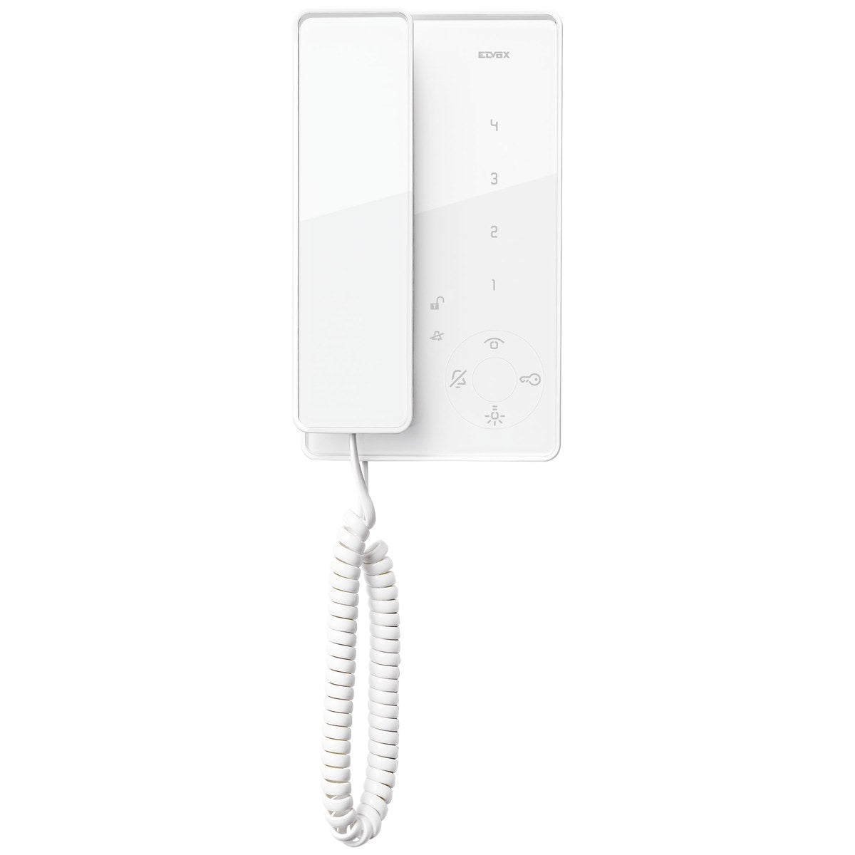 Vimar Tab interphone with handset, white