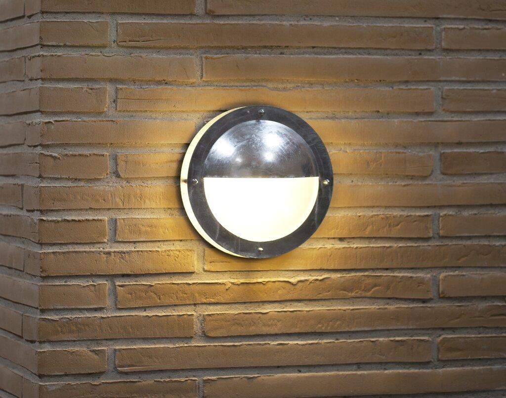 Nordlux Malte Wall Light Galvanized Half Cover DFS - PHOTO 1