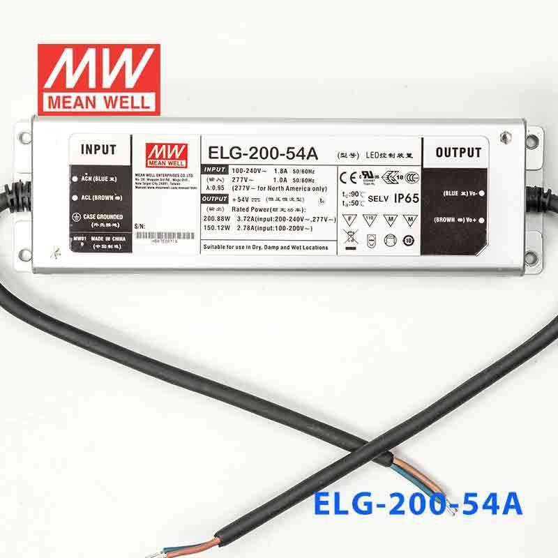 Mean Well ELG-200-54A Power Supply 200W 54V - Adjustable 3.72A - PHOTO 2