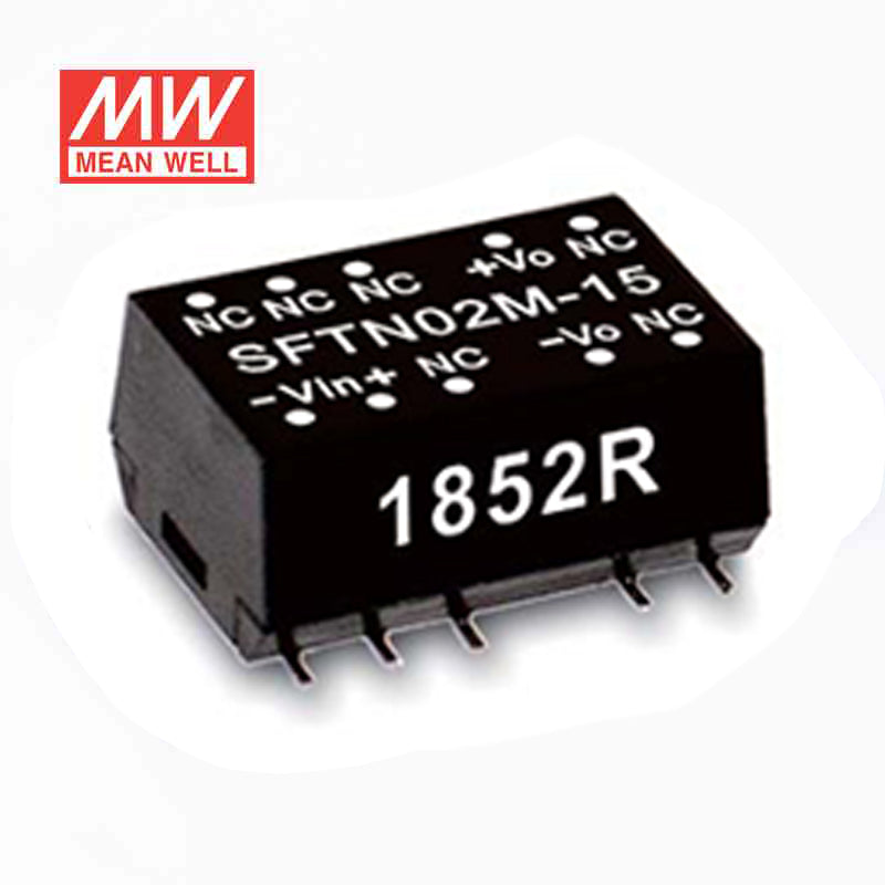 Mean Well SFTN02M-05 DC-DC Converter - 2W - 10.8~13.2V in 5V out 400mA