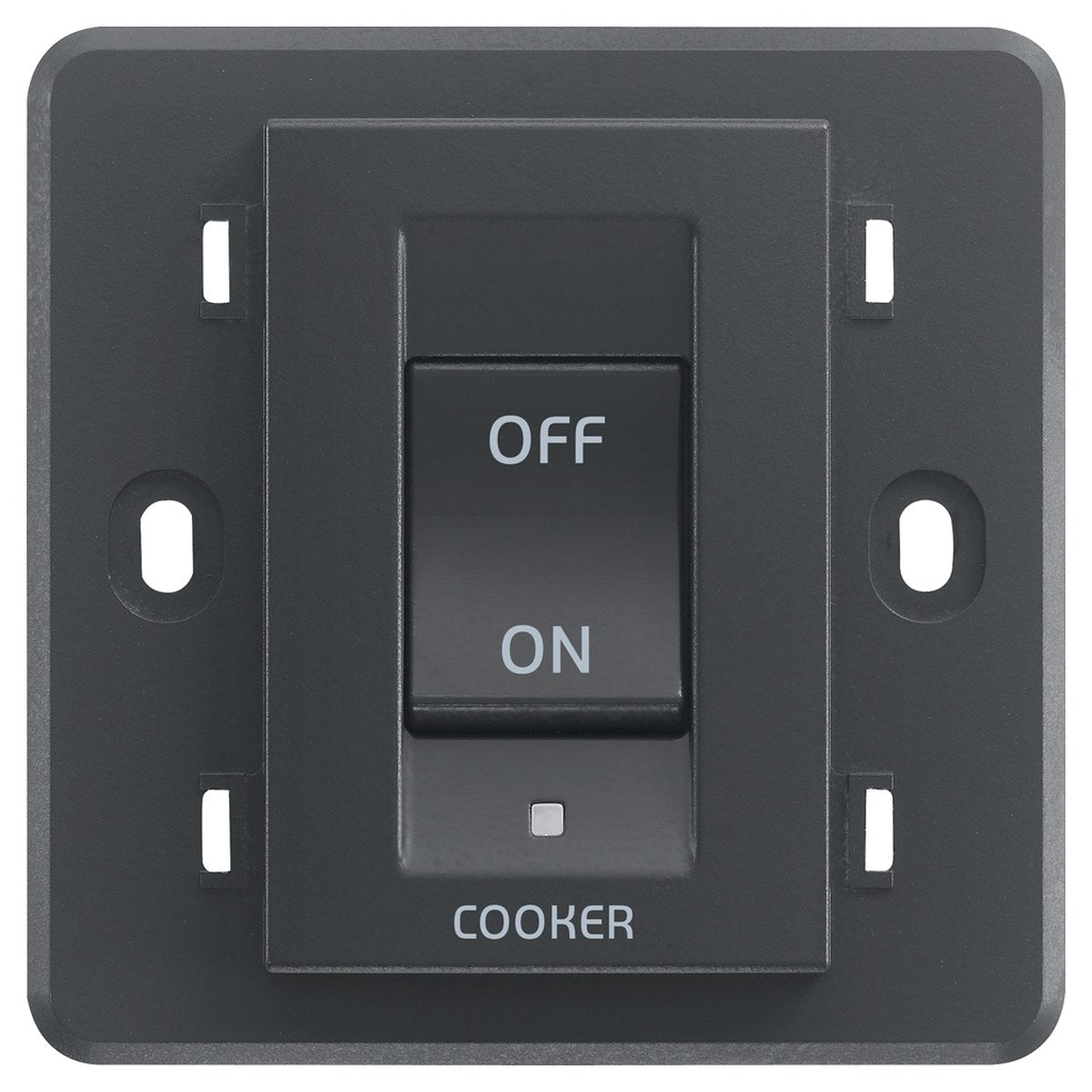 Eikon 2P 45A 1-Way Cooker Switch 3M Grey