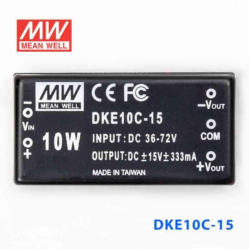 Mean Well DKE10C-15 DC-DC Converter - 10W - 36~72V in ±15V out 333mA - PHOTO 2