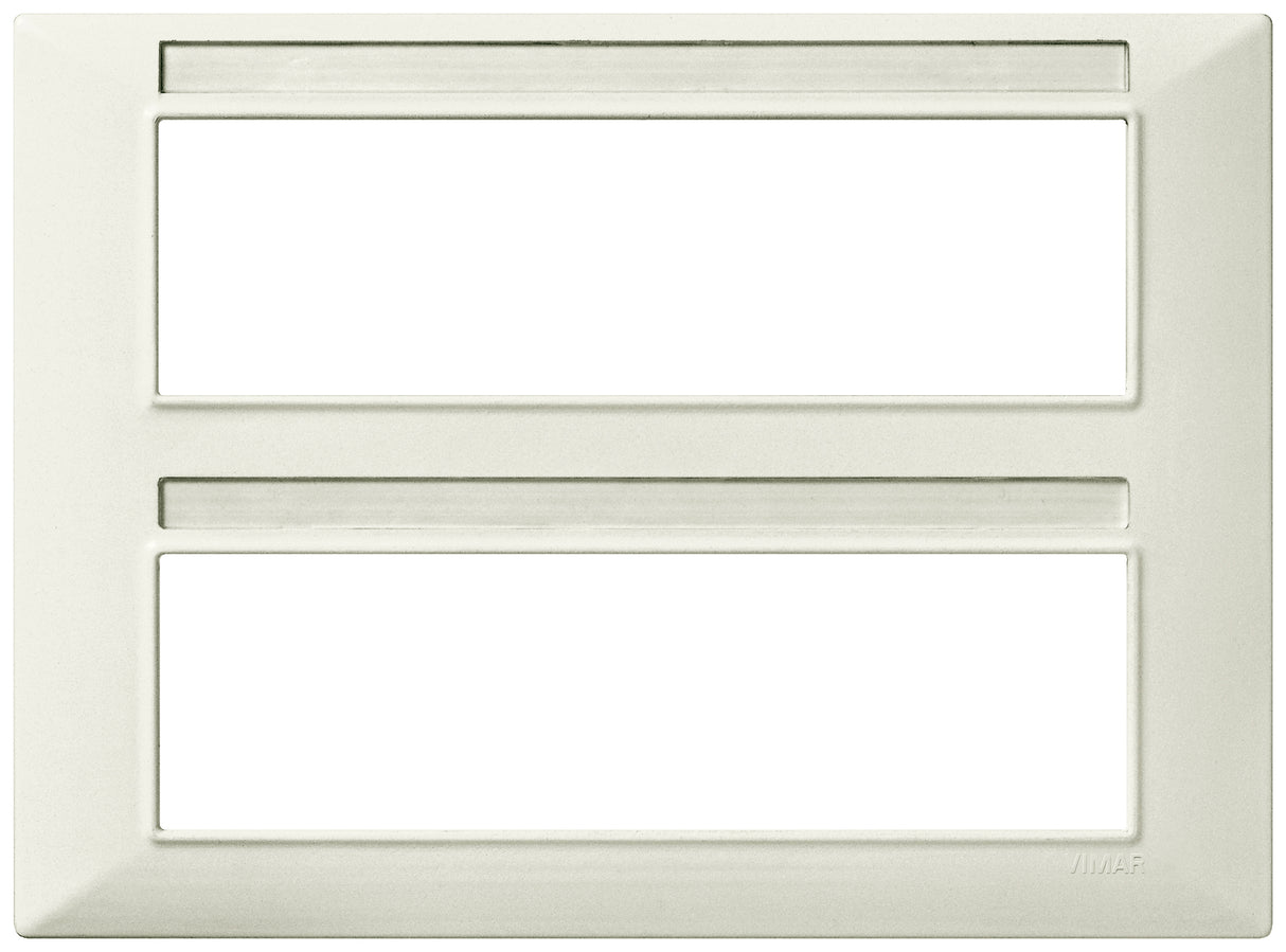 Vimar Plana Plate 14M Technopolymer Ivory