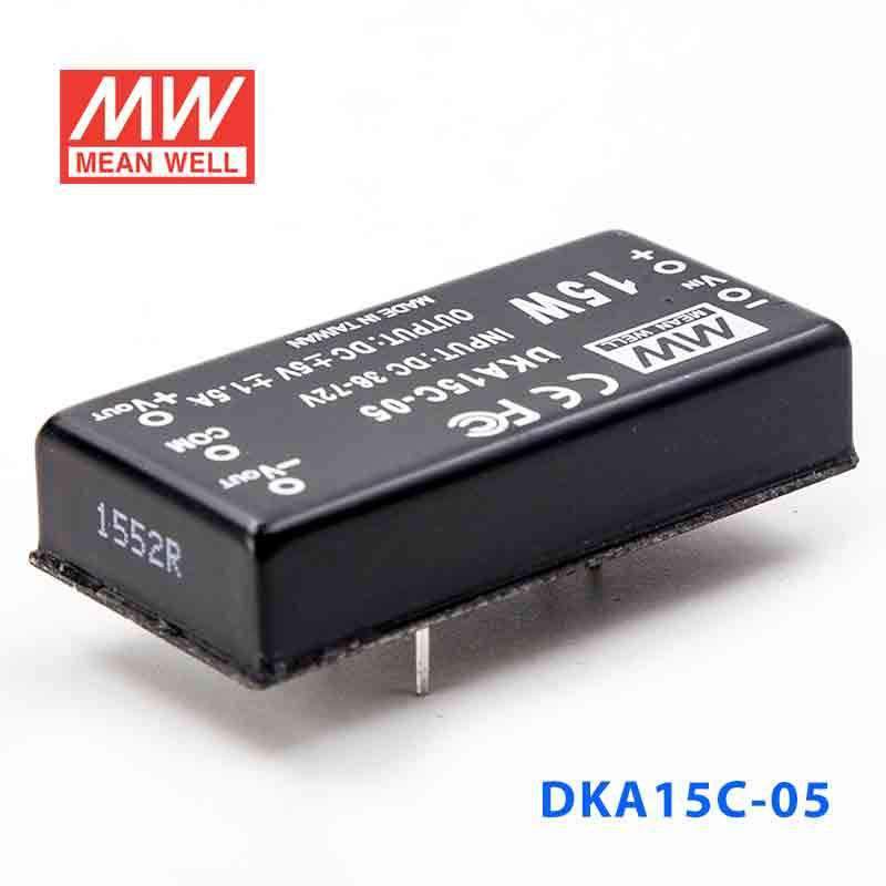 Mean Well DKA15C-05 DC-DC Converter - 15W - 36~72V in ±5V out 1.5A - PHOTO 1