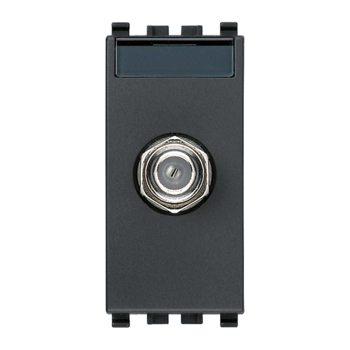 Eikon F Type Female Socket Connector Grey