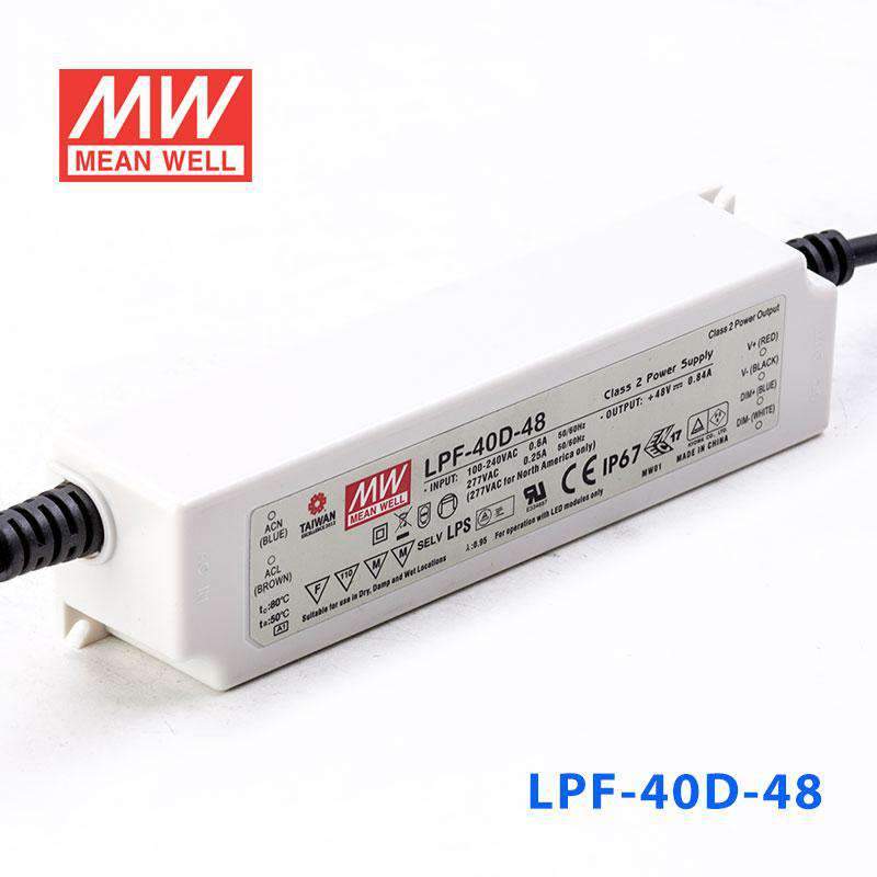 Mean Well LPF-40D-48 Power Supply 40W 48V - Dimmable 840mA - PHOTO 1