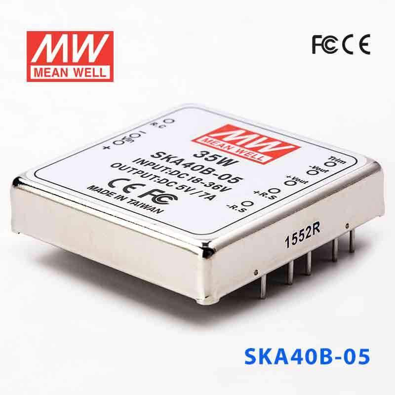 Mean Well SKA40B-05 DC-DC Converter - 35W - 18~36V in 5V out